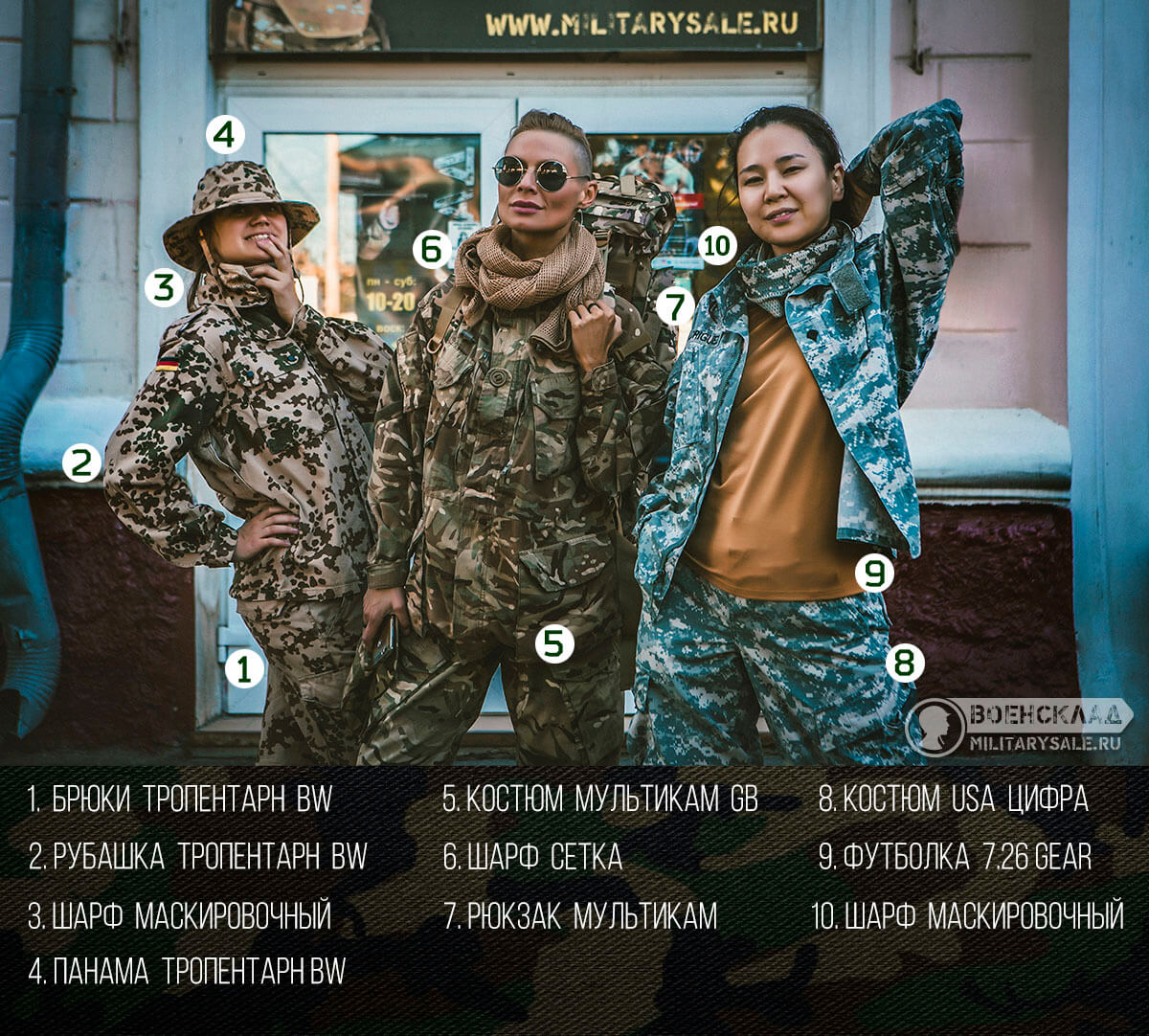 Девушки в камуфляже 1
