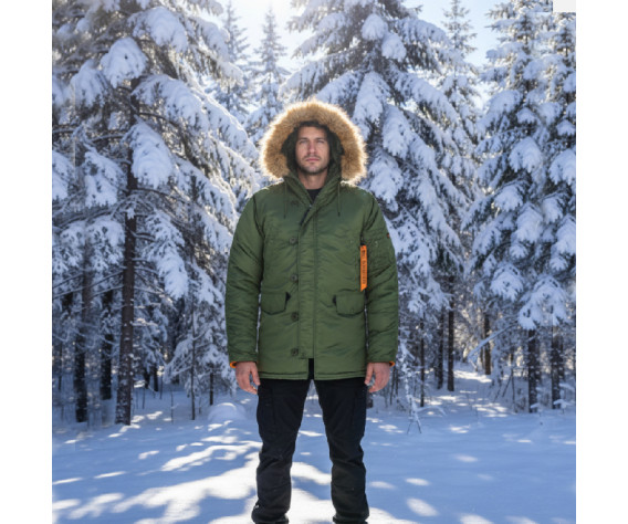 Фото: “Куртка HUSKY DENALI D.GREEN/D.GREEN Classic”, купить в интернет магазине