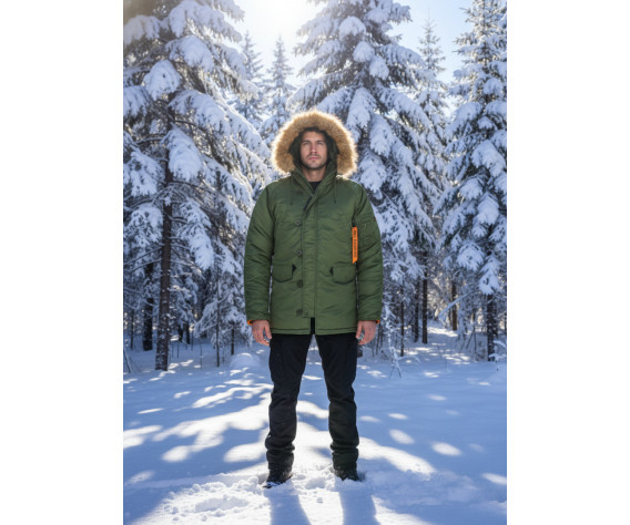 Фото: “Куртка HUSKY DENALI D.GREEN/D.GREEN Classic”, купить в интернет магазине