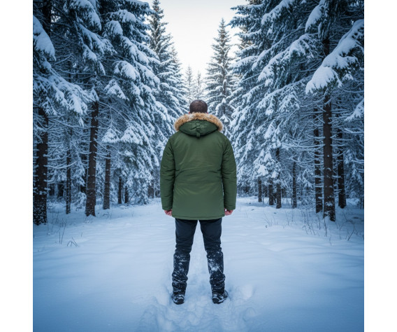 Фото: “Куртка HUSKY DENALI D.GREEN/D.GREEN Classic”, купить в интернет магазине