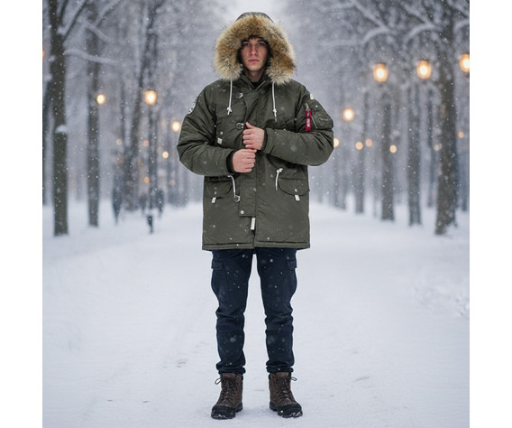 Фото: “Куртка HUSKY MILITARY REP.GREY/REP.GREY”, купить в интернет магазине