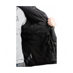 Мужская хлопковая куртка Foersverd Prussia FS-M65H-BL, черный