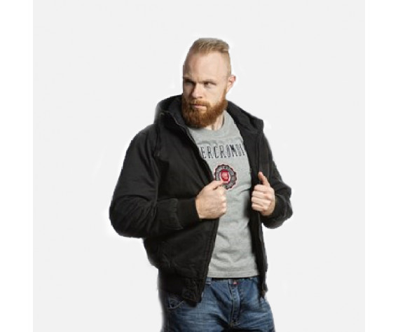 Фото: “Мужская хлопковая куртка с капюшоном Foersverd Adler FS-BJ-01-BL, черный”, купить в интернет магазине