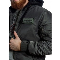 Куртка мужская Foersverd серо-зеленый JU-02-SG
