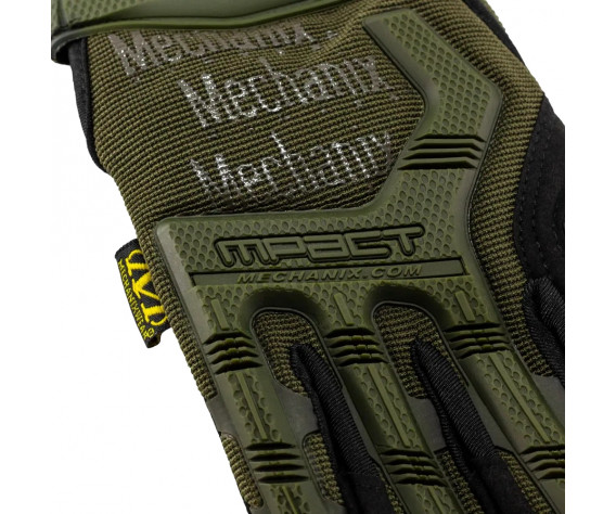 Перчатки Mechanix ESDY, зеленый, черный