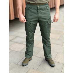 Фото: “Брюки outdoor pants ОЛИВА РИП-СТОП черный”