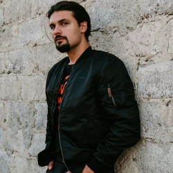 Фото: “Куртка BOMBER Jacket 763, WerWOLF• 001-Black”, купить в интернет магазине