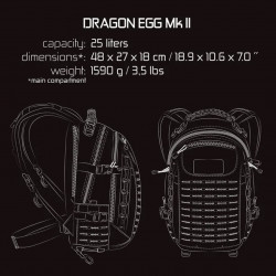 Фото: “Рюкзак Direct Action DRAGON EGG MkII BACKPACK BLACK 25л”