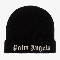 Фото: “Шапка вязанная Palm Angels черный”, купить в интернет магазине