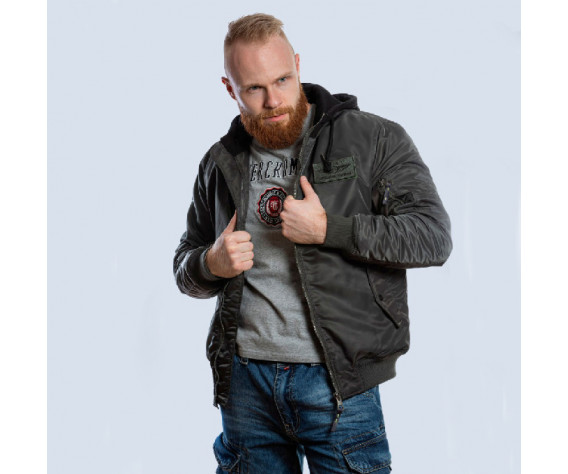 Фото: “Куртка мужская Foersverd серо-зеленый JU-02P-SG”, купить в интернет магазине