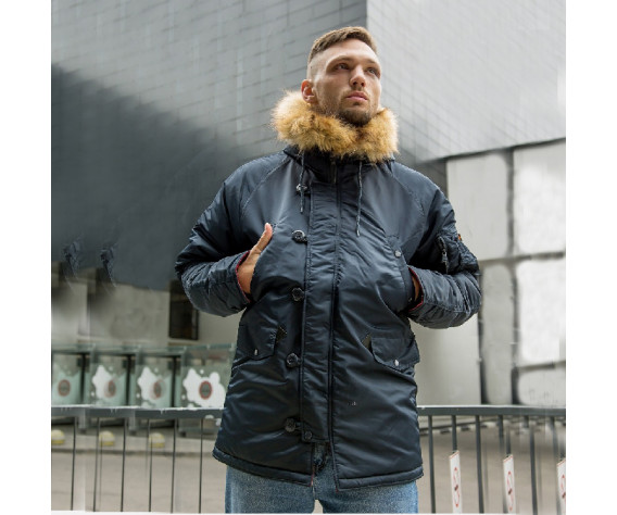 Фото: “Куртка HUSKY DENALI INK/RED Classic”, купить в интернет магазине