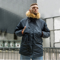 Фото: “Куртка HUSKY DENALI INK/RED Classic”, купить в интернет магазине