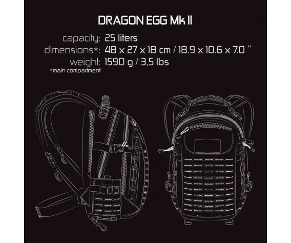 Фото: “Рюкзак Direct Action DRAGON EGG MkII BACKPACK Cordura PenCottWildWood 25л”, купить в интернет магазине