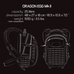 Фото: “Рюкзак Direct Action DRAGON EGG MkII BACKPACK Cordura PenCottWildWood 25л”