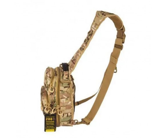 Фото: “Тактический Рюкзак-Сумка GONGTEX Rover Sling Hexagon Backpack, арт 0306, цвет Мультикам (Multicam)”, купить в интернет магазине