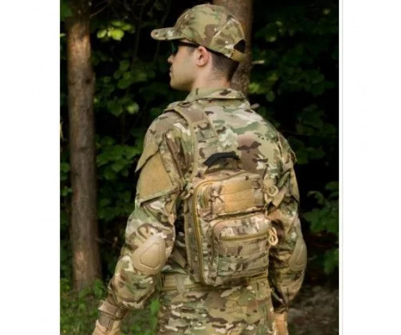 Фото: “Тактический Рюкзак-Сумка GONGTEX Rover Sling Hexagon Backpack, арт 0306, цвет Мультикам (Multicam)”, купить в интернет магазине