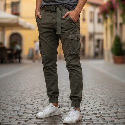 Фото: “Брюки Jogger Olive Light”, купить в интернет магазине