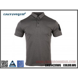 Фото: “Поло Emersongear Blue Label One way Dry PoloEMB9428G Grey”, купить в интернет магазине