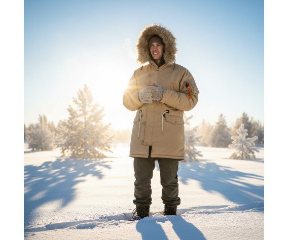 Фото: “Куртка Аляска OXFORD 2.0 COMPASS TIGER`S EYE/OLIVE”, купить в интернет магазине