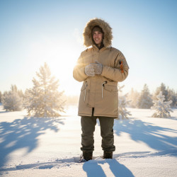 Фото: “Куртка Аляска OXFORD 2.0 COMPASS TIGER`S EYE/OLIVE”