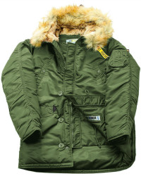 Фото: “Куртка HUSKY DENALI N3B Olive/Olive 2024”, купить в интернет магазине