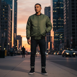 Фото: “Куртка бомбер лето JUMPMAN олива”, купить в интернет магазине