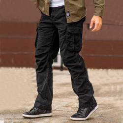 Фото: “Брюки карго Hauler 603-A черные”, купить в интернет магазине