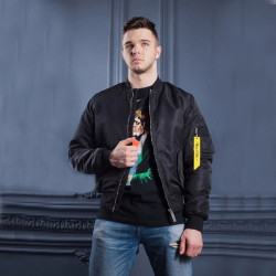 Фото: “Лётная куртка MA-1 bomber, black”, купить в интернет магазине