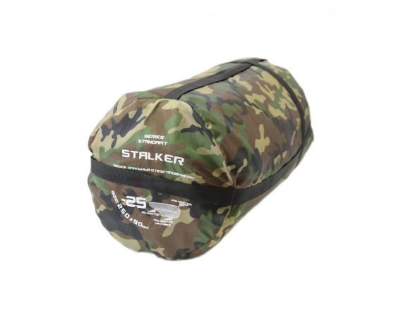 Фото: “Спальник Stalker Standart (до -25˚С), WOODLAND”, купить в интернет магазине