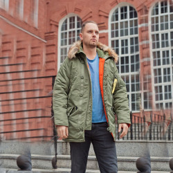 Фото: “Зимняя мужская куртка аляска N-3B, sage_green”, купить в интернет магазине