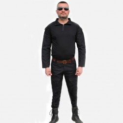 Фото: “Костюм тактический летний с наколенниками и налокотниками, black”, купить в интернет магазине