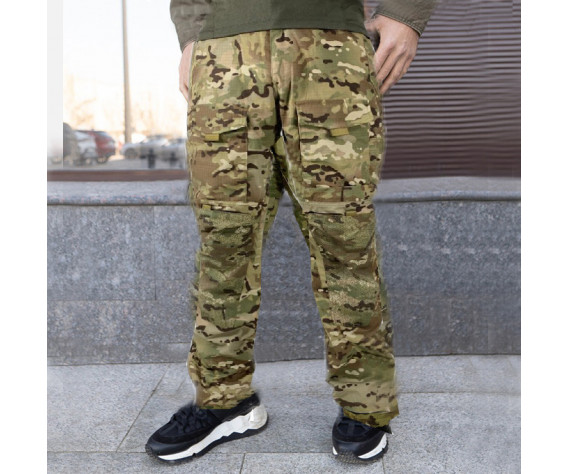 Фото: “Брюки S.Archon карго NULL рип-стоп мультикам”, купить в интернет магазине