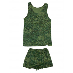 Фото: “Комплект майка/трусы цвет Зеленый пиксель”