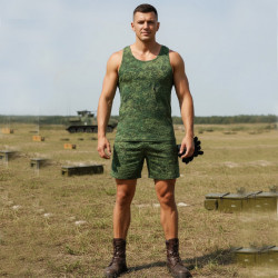 Фото: “Комплект майка/трусы цвет Зеленый пиксель”