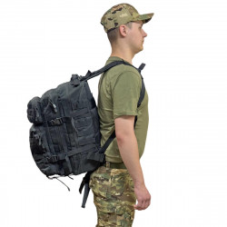 Фото: “Многофункциональный рюкзак с системой MOLLE (Черный 45-50 л)”