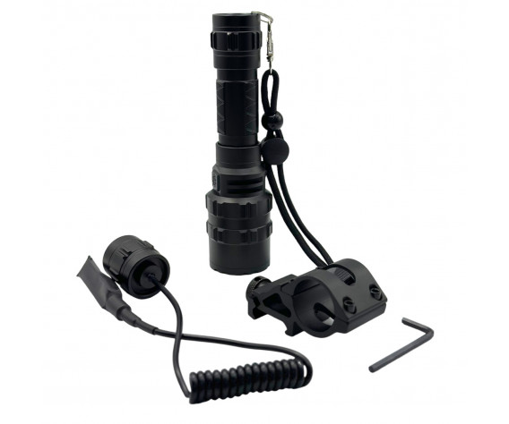 Фото: “Подствольный фонарь с выносной кнопкой и креплением на планку Вивер/Пикатинни №”, купить в интернет магазине