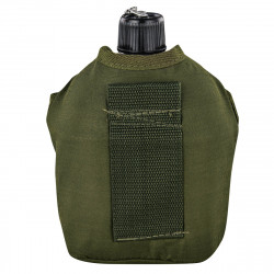 Фото: “Походный армейский набор фляга+котелок в чехле - Фляга объемом 1000 мл. + котелок 600 мл”