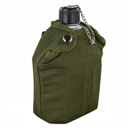 Фото: “Походный армейский набор фляга+котелок в чехле - Фляга объемом 1000 мл. + котелок 600 мл”
