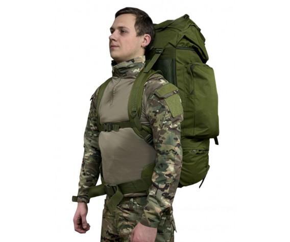 Фото: “Большой тактический рюкзак (хаки, 110 л)”, купить в интернет магазине