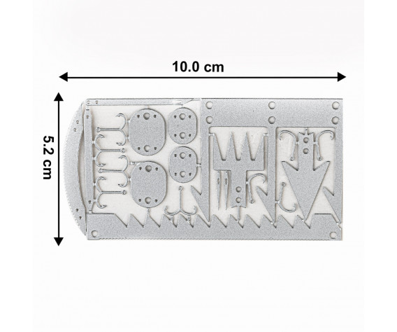 Фото: “Многофункциональная кредитка выживальщика 25-в-1 (металлик)”, купить в интернет магазине