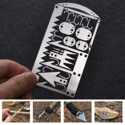 Фото: “Многофункциональная кредитка выживальщика 25-в-1 (металлик)”