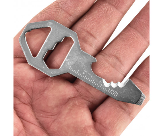 Фото: “Брелок-мультиинструмент 8-в-1 (серебристый)”, купить в интернет магазине