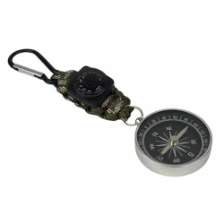 Фото: “Походный компас на брелке с термометром и карабином”