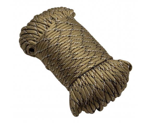 Фото: “Камуфляжная веревка из паракорда (31м, пустынный камуфляж)”, купить в интернет магазине