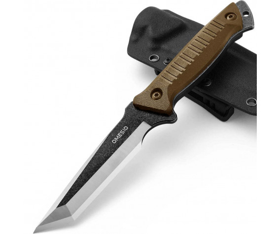 Фото: “Нож тактического назначения Omesio Tanto (клинок 110 мм, рукоять песок)”, купить в интернет магазине