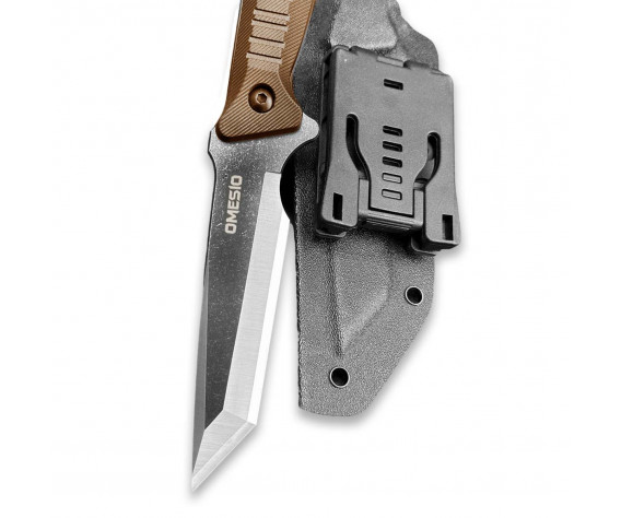Фото: “Нож тактического назначения Omesio Tanto (клинок 110 мм, рукоять песок)”, купить в интернет магазине