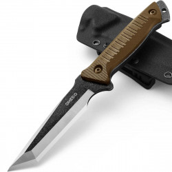 Фото: “Нож тактического назначения Omesio Tanto (клинок 110 мм, рукоять песок)”, купить в интернет магазине