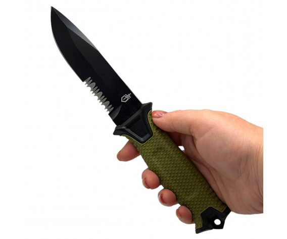 Фото: “Тактический нож Gerber Strongarm с серрейтором (Хаки)”, купить в интернет магазине