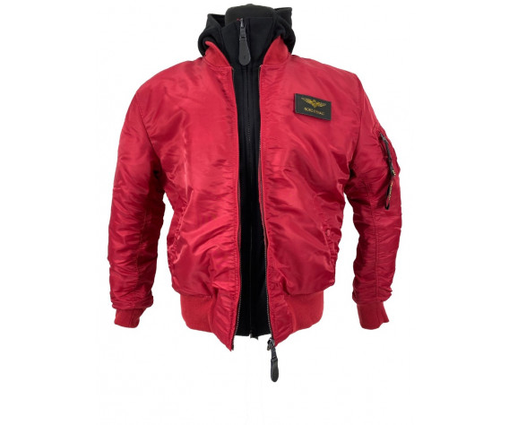 Фото: “Куртка MA-1 HOODED RED/RED L”, купить в интернет магазине