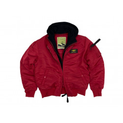 Фото: “Куртка MA-1 HOODED RED/RED L”